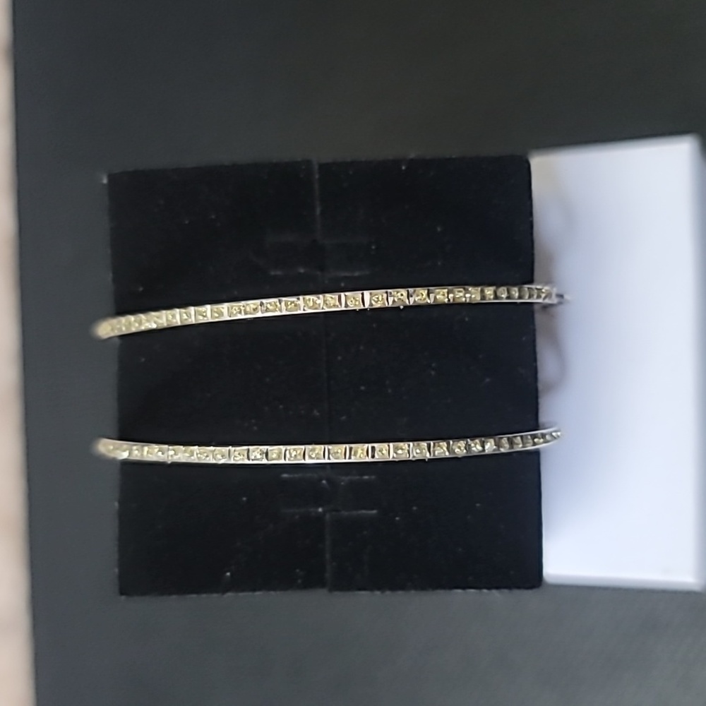 Diamond Accent Hoop Earrings